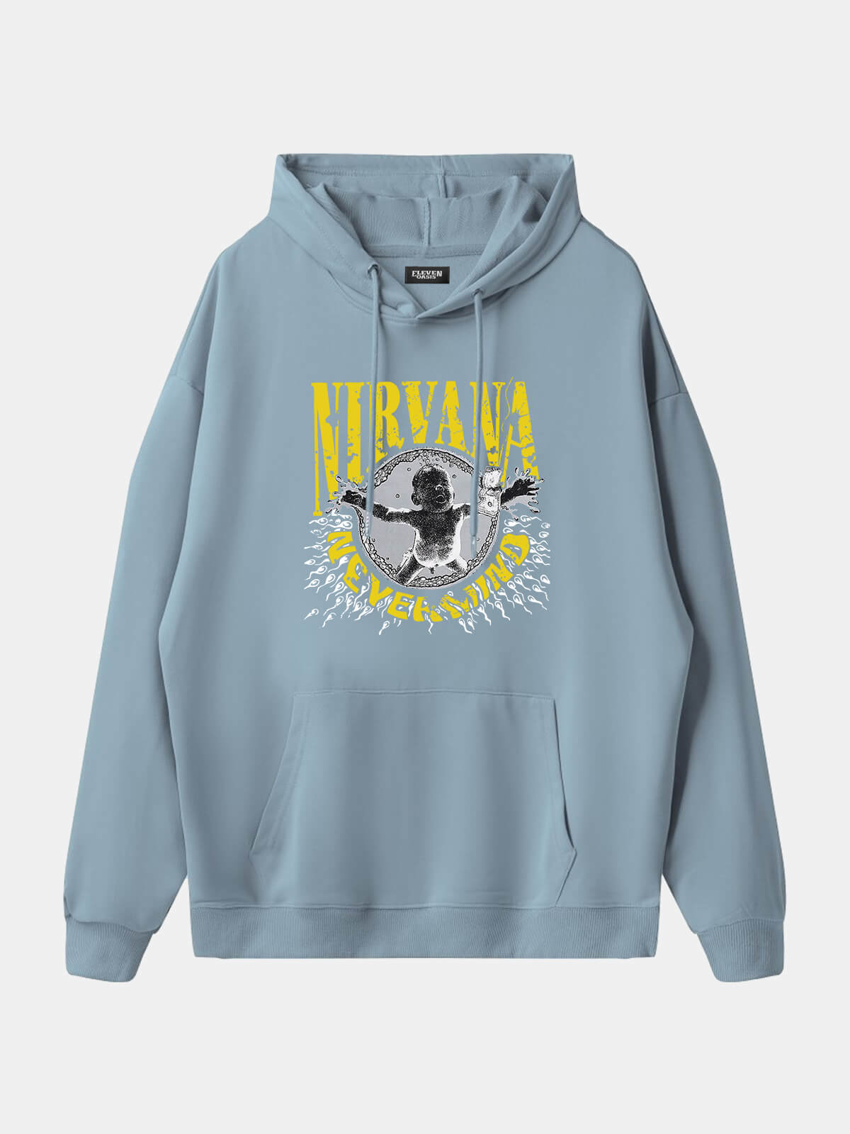 Men's Nirvana Baby-Inspired Graphic Hoodie Eleven Oasis