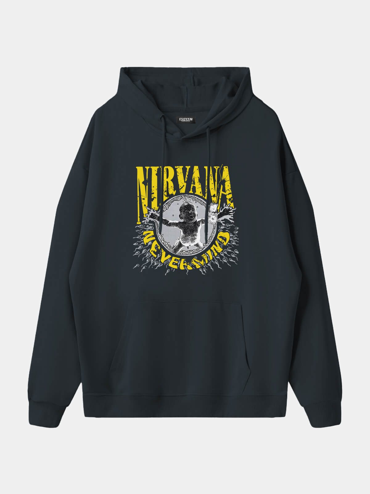 Men's Nirvana Baby-Inspired Graphic Hoodie Eleven Oasis