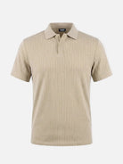 Men's Slim Fit Textured Polo Shirt ElevenOasis