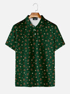 Men's Golf Bigfoot Pattern Short Sleeve Polo Shirt Eleven Oasis