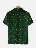 Men's Golf Bigfoot Pattern Short Sleeve Polo Shirt Eleven Oasis