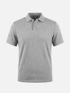 Men's Slim Fit Textured Polo Shirt ElevenOasis