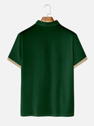 Men's Argyle Panel Short Sleeve Polo Shirt Eleven Oasis