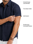 Men's FlexComfort? Classic Short Sleeve Shirt ElevenOasis