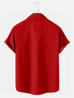 Christmas Muscle Santa Men's Short Sleeve Shirt ElevenOasis