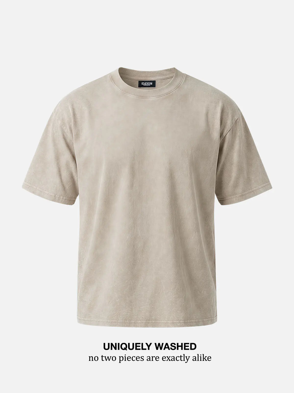 Men's Mineral Wash Cotton Short Sleeve T-Shirt Eleven Oasis