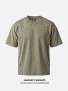 Men's Mineral Wash Cotton Short Sleeve T-Shirt Eleven Oasis
