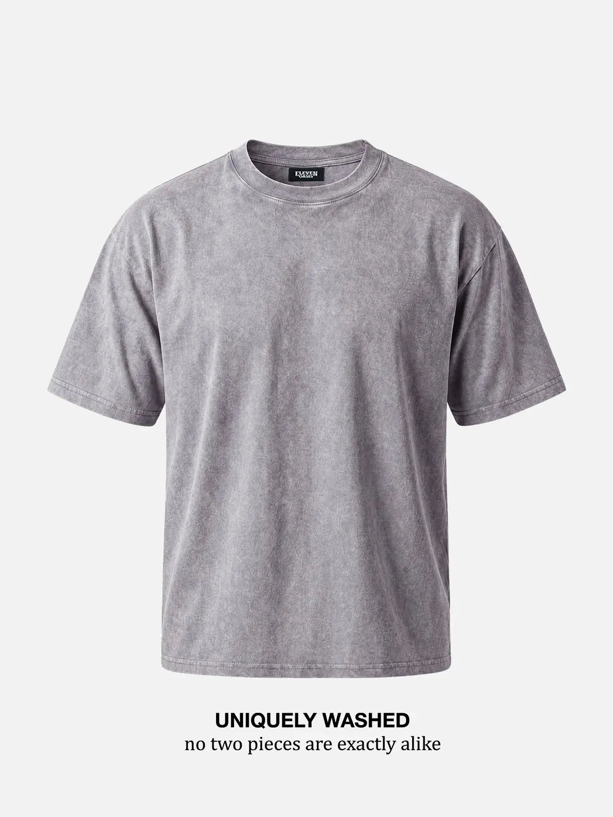 Men's Mineral Wash Cotton Short Sleeve T-Shirt Eleven Oasis