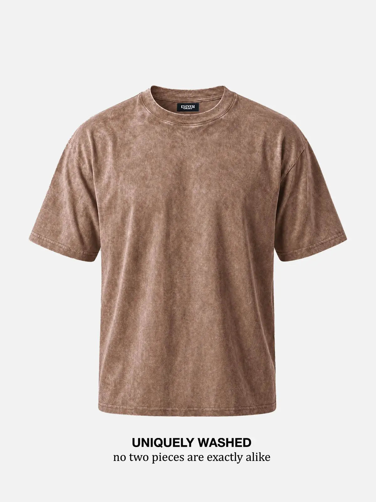 Men's Mineral Wash Cotton Short Sleeve T-Shirt Eleven Oasis