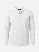 Men's Cotton Slim Fit Long Sleeve Henley Shirt Eleven Oasis