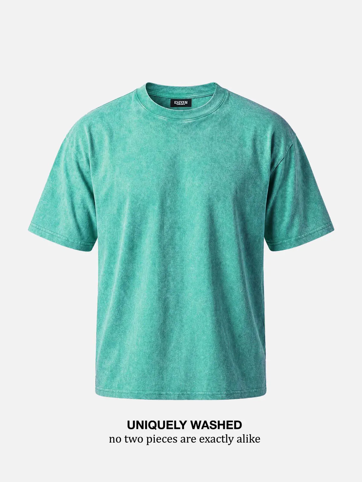 Men's Mineral Wash Cotton Short Sleeve T-Shirt Eleven Oasis
