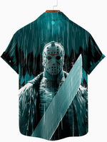 Halloween Horror Movie Men's Short Sleeve Shirt