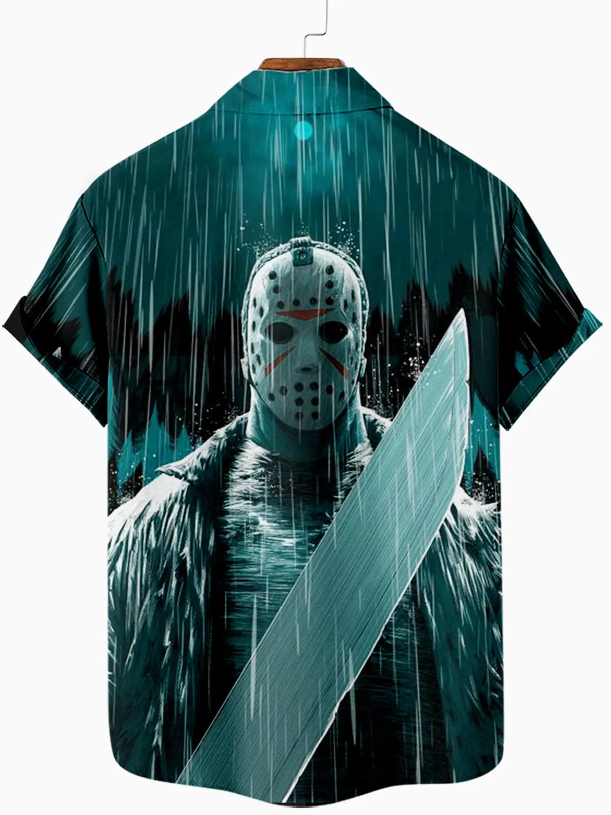 Halloween Horror Movie Men's Short Sleeve Shirt