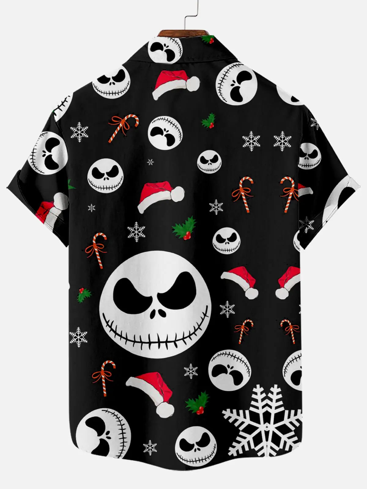 Halloween Smiling Jack Men's Short Sleeve ShirtMens short sleeve shirts Big and tall Mens shirts Short sleeve shirts for men Mens 4xl shirts Casual short sleeve shirts