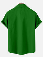 St Patrick Note Men's Short Sleeve TopsMens short sleeve shirts Big and tall Mens shirts Short sleeve shirts for men Mens 4xl shirts Casual short sleeve shirts