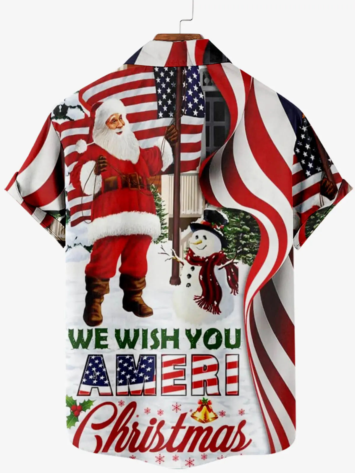 America Wish You Men's Short Sleeve ShirtMens short sleeve shirts Big and tall Mens shirts Short sleeve shirts for men Mens 4xl shirts Casual short sleeve shirts