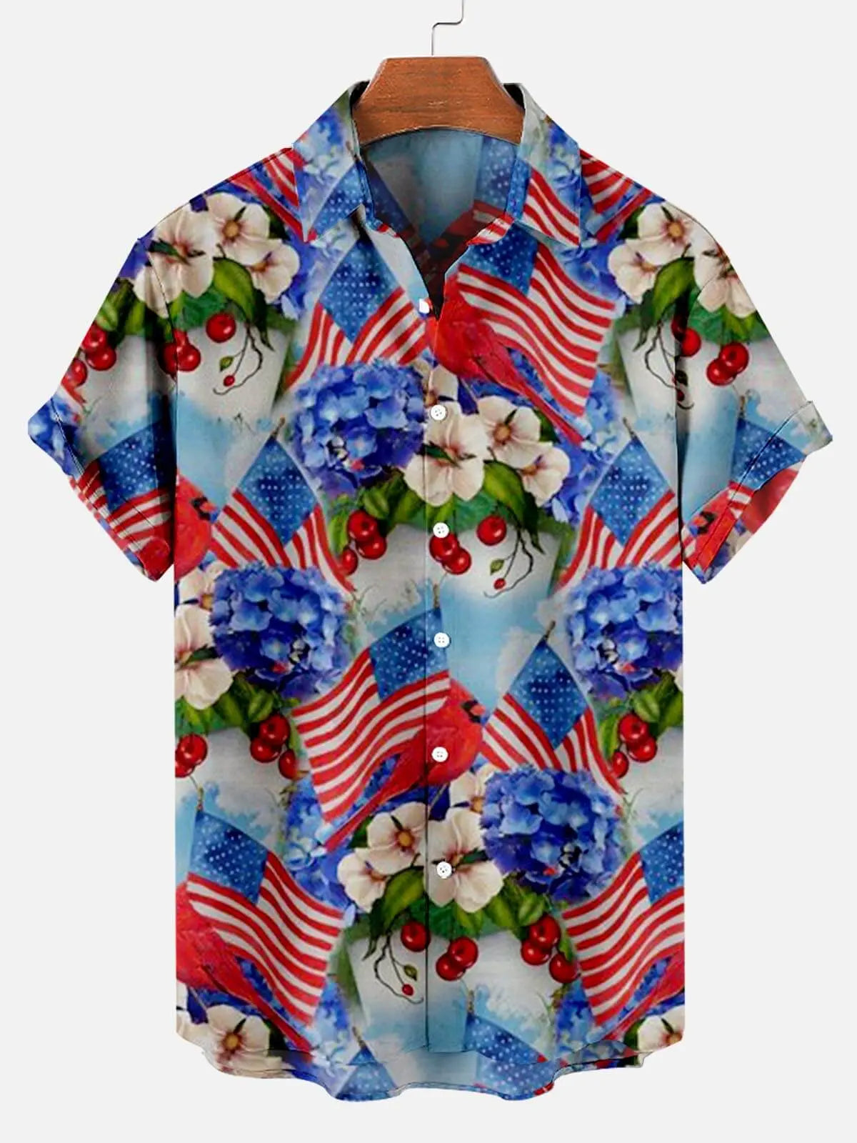 1776 Independence Day Flag Pattern Men's Short Sleeve ShirtMens short sleeve shirts Big and tall Mens shirts Short sleeve shirts for men Mens 4xl shirts Casual short sleeve shirts
