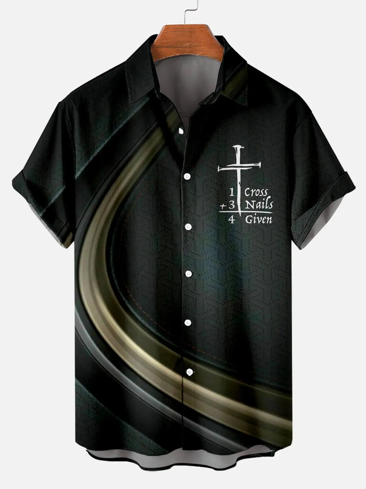 Gorgeous Striped Cross Pattern Men's Short Sleeve TopsMens short sleeve shirts Big and tall Mens shirts Short sleeve shirts for men Mens 4xl shirts Casual short sleeve shirts