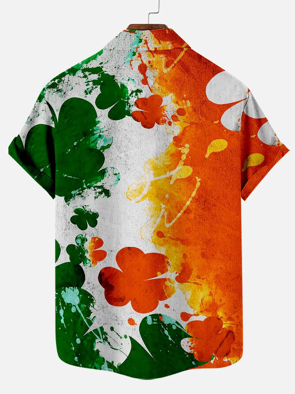 Happy Go Lucky Men's Short Sleeve ShirtMens short sleeve shirts Big and tall Mens shirts Short sleeve shirts for men Mens 4xl shirts Casual short sleeve shirts