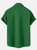 Happy Saint Patrick's Day Men's Short Sleeve Shirt