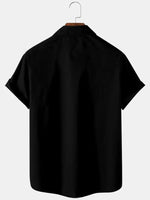 Men's Basic 50s Style Bowling ShirtMens short sleeve shirts Big and tall Mens shirts Short sleeve shirts for men Mens 4xl shirts Casual short sleeve shirts