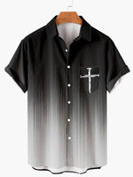 Easter Print Men's ShirtMens short sleeve shirts Big and tall Mens shirts Short sleeve shirts for men Mens 4xl shirts Casual short sleeve shirts