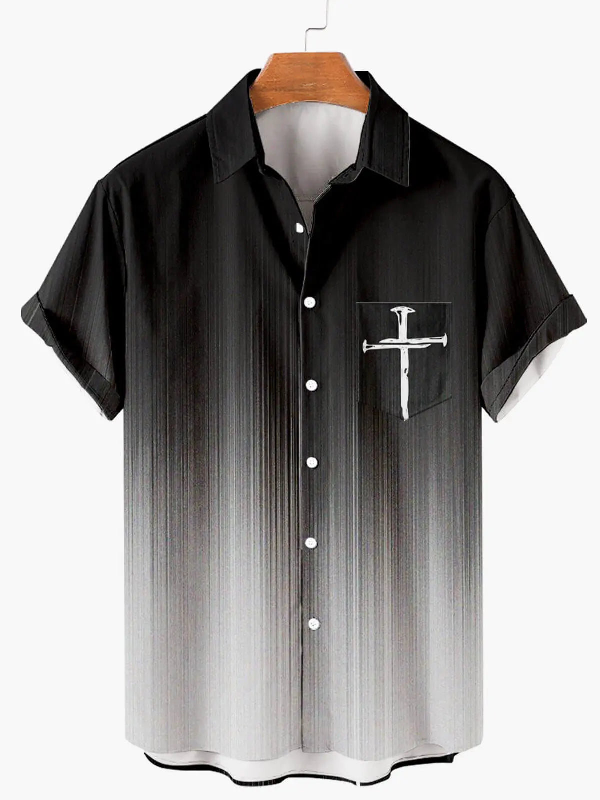 Easter Print Men's ShirtMens short sleeve shirts Big and tall Mens shirts Short sleeve shirts for men Mens 4xl shirts Casual short sleeve shirts