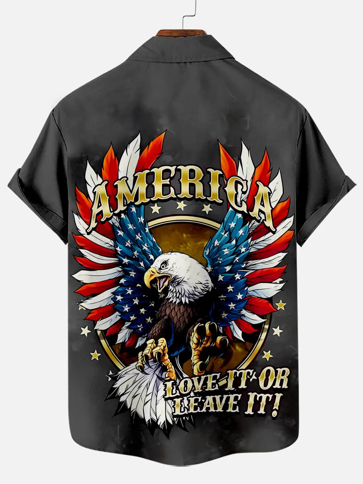 Flag Day Pattern Men's Short Sleeve ShirtMens short sleeve shirts Big and tall Mens shirts Short sleeve shirts for men Mens 4xl shirts Casual short sleeve shirts
