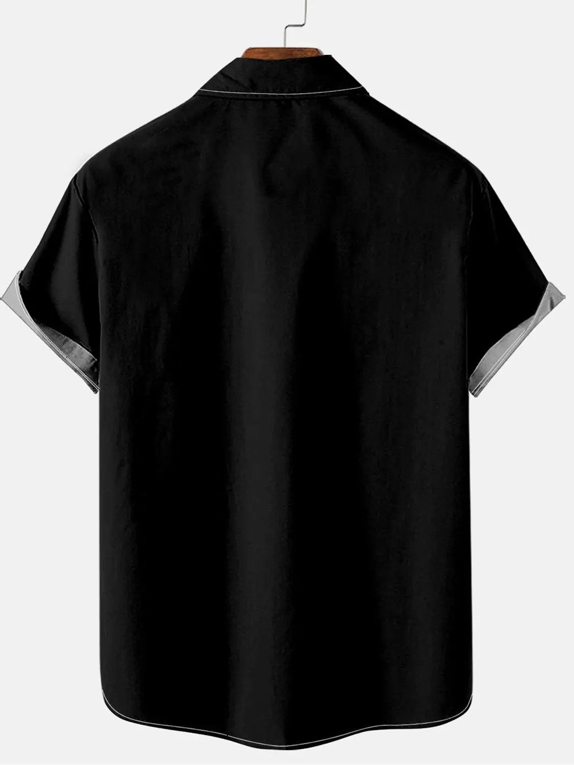 Christmas Elk Striped Men's Short Sleeve Casual ShirtMens short sleeve shirts Big and tall Mens shirts Short sleeve shirts for men Mens 4xl shirts Casual short sleeve shirts